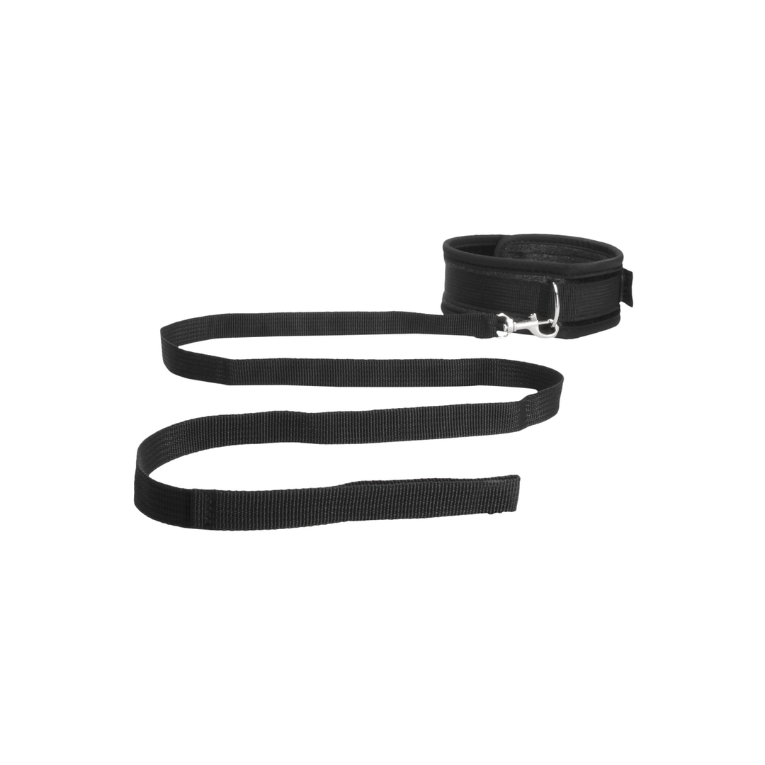Velvet Adjustable Collar with Leash 4
