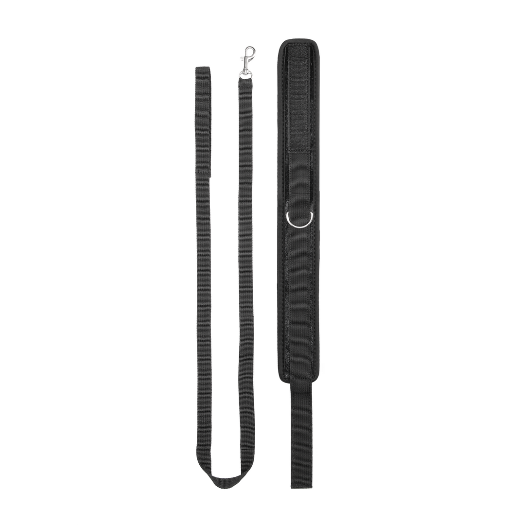 Velvet Adjustable Collar with Leash 5