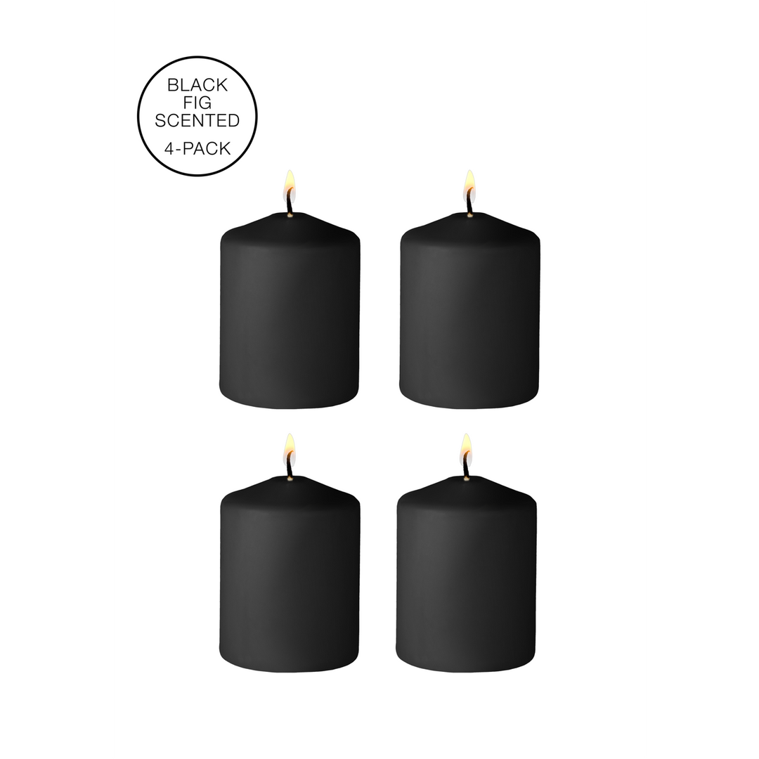 Tease Candles - Disobedient - 4 Pieces - Black 1