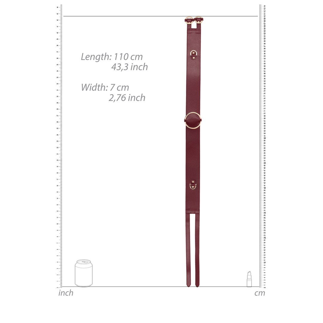 Waist Belt with Bondage Rings - L/XL 6