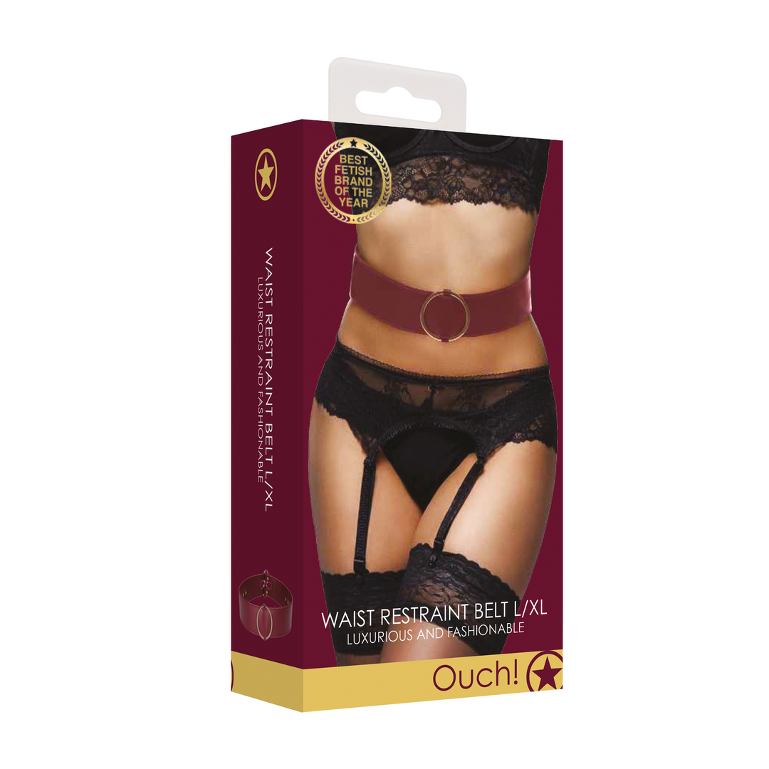 Waist Belt with Bondage Rings - L/XL 2