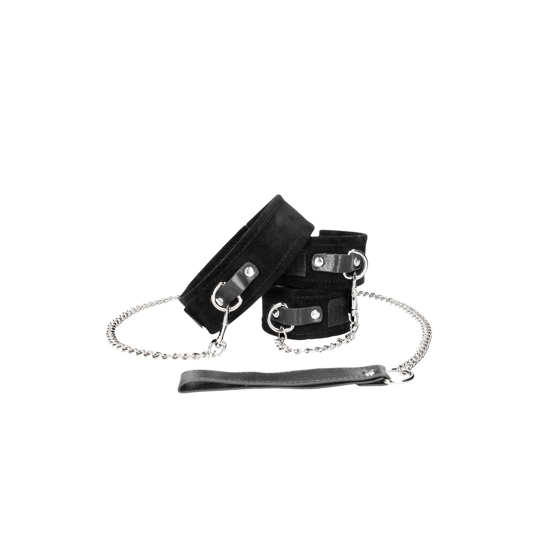 Velcro Collar with Leash and Handcuffs 5