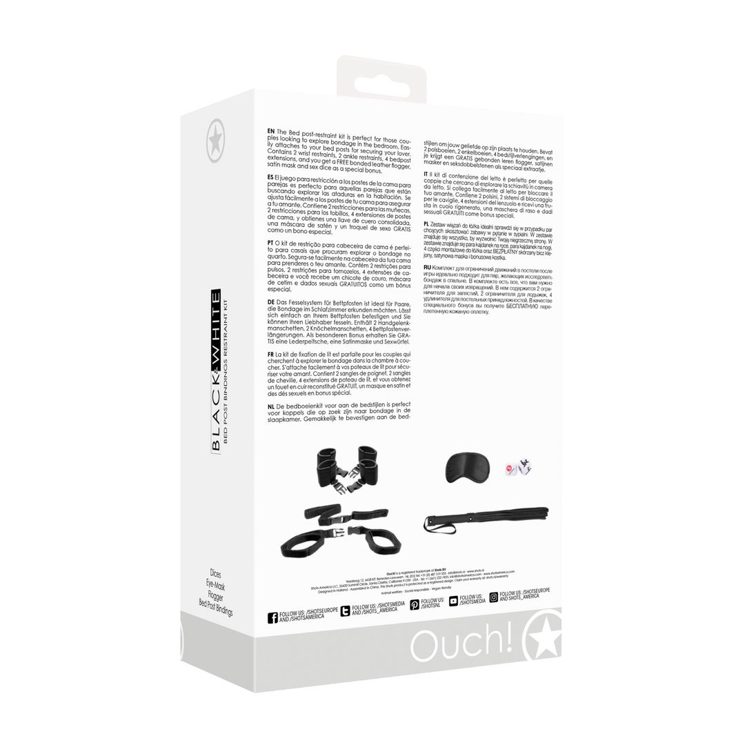 Bed Post Bindings Restraint Kit 3