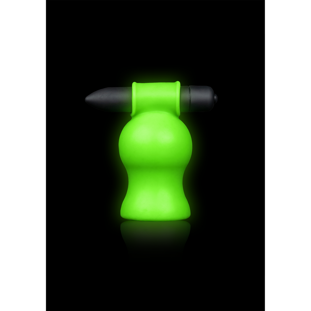 Vibrating Head Masturbator - Glow in the Dark 1