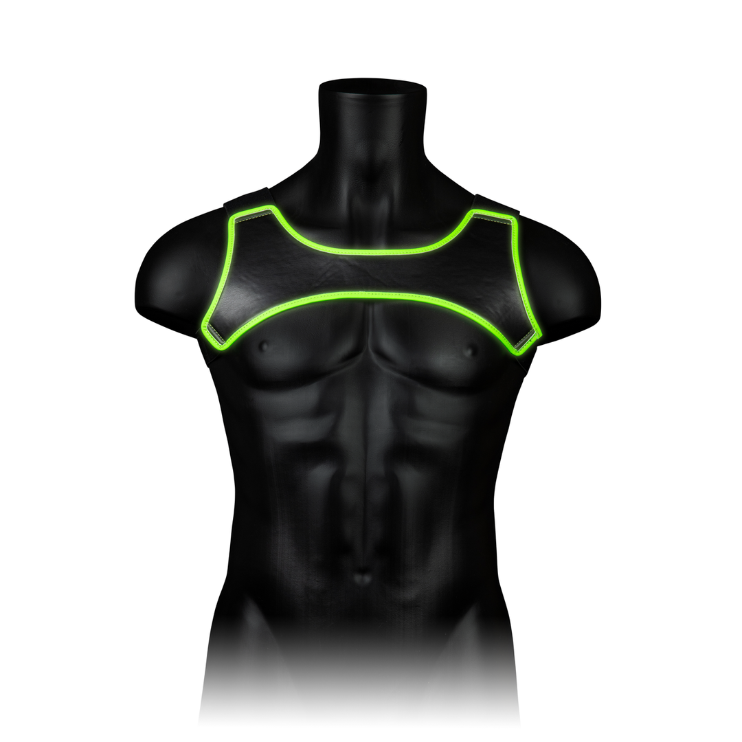 Neoprene Harness - Glow in the Dark - S/M 4