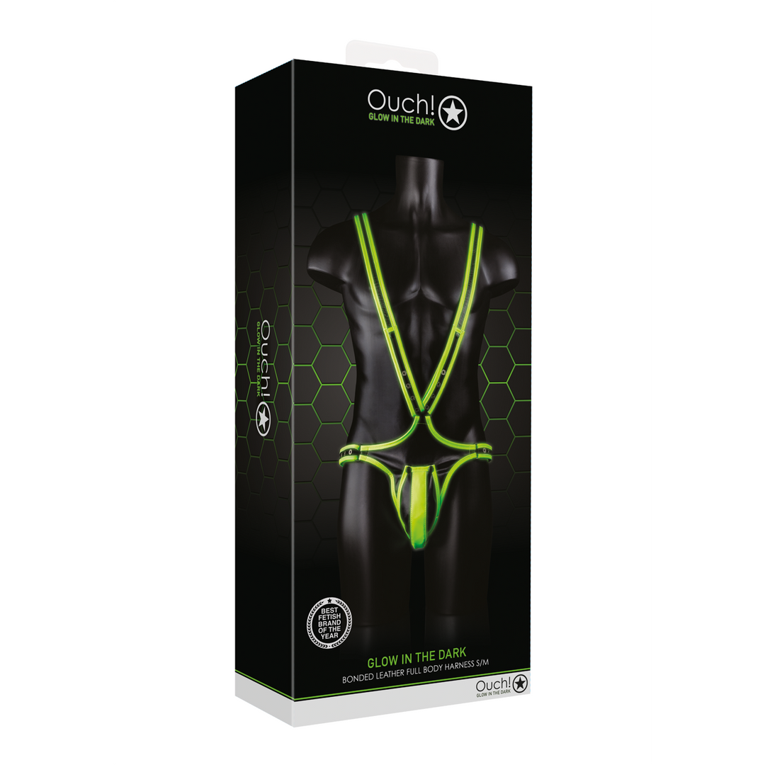 Body-Covering Harness - Glow in the Dark - S/M 2