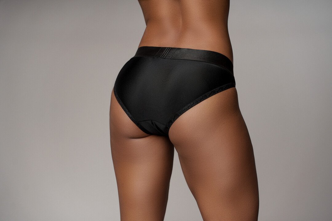 Vibrating Strap-on Hipster - M/L - Black 5