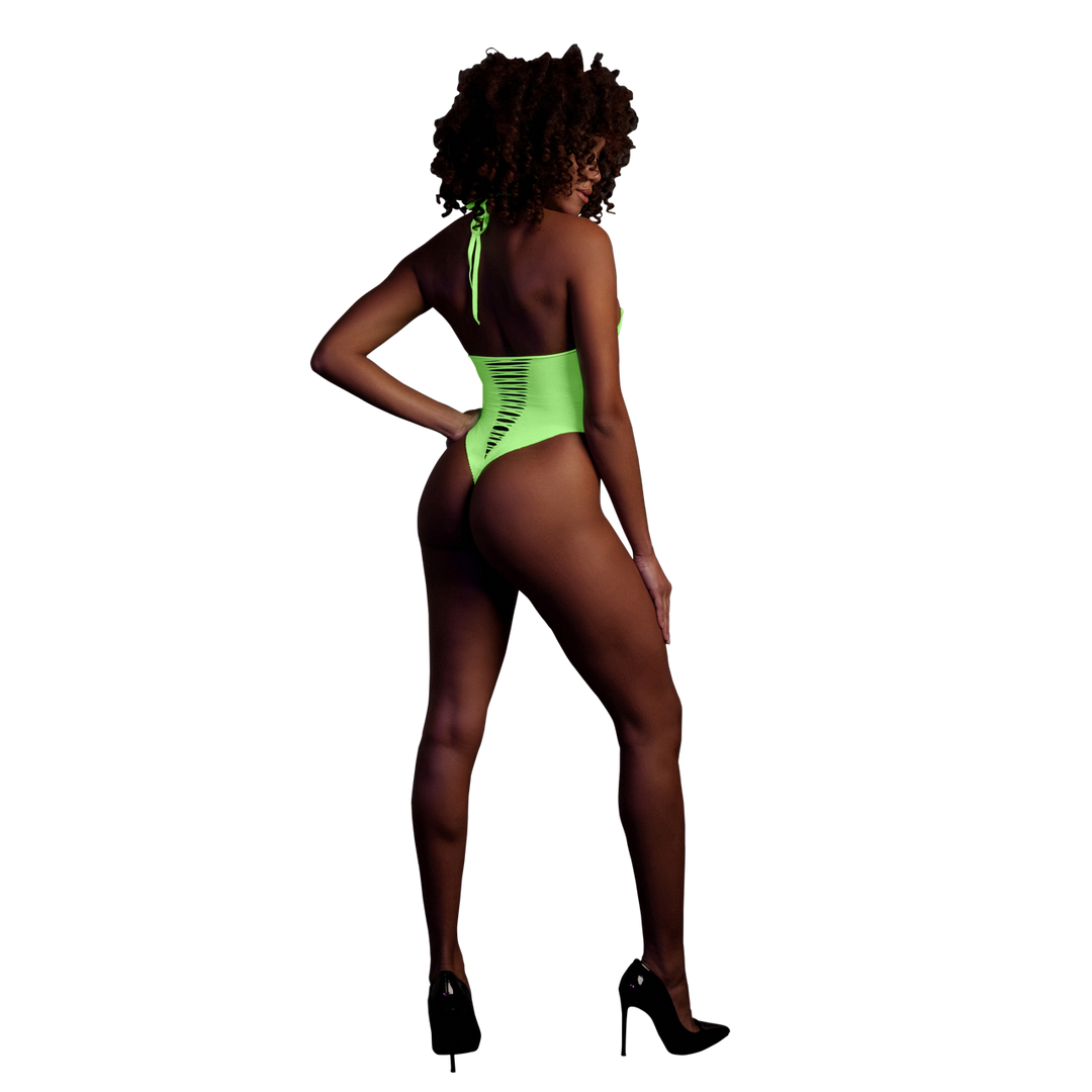 High-Cut Body - One Size - Neon Green 3
