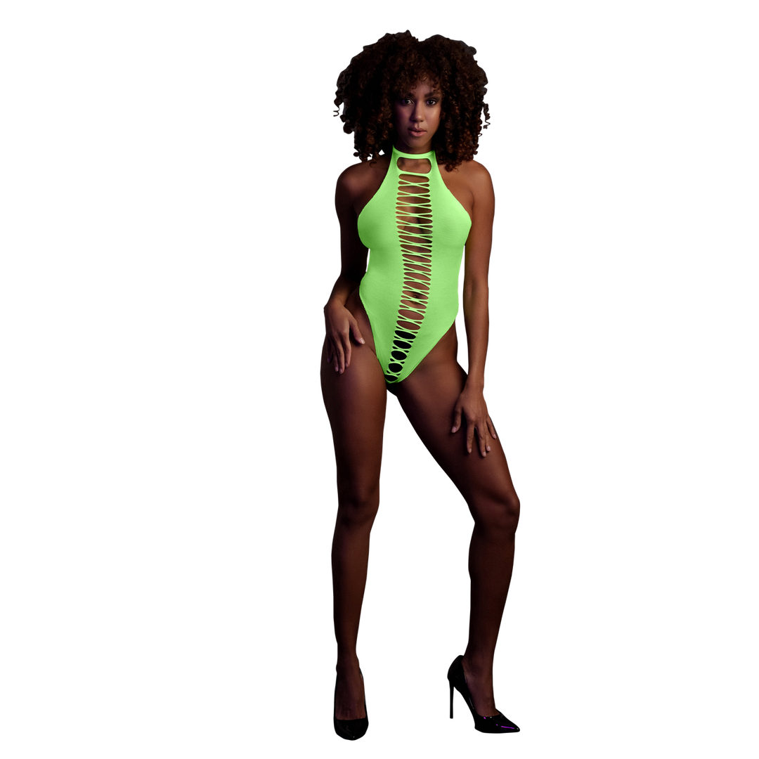 High-Cut Body - One Size - Neon Green 1