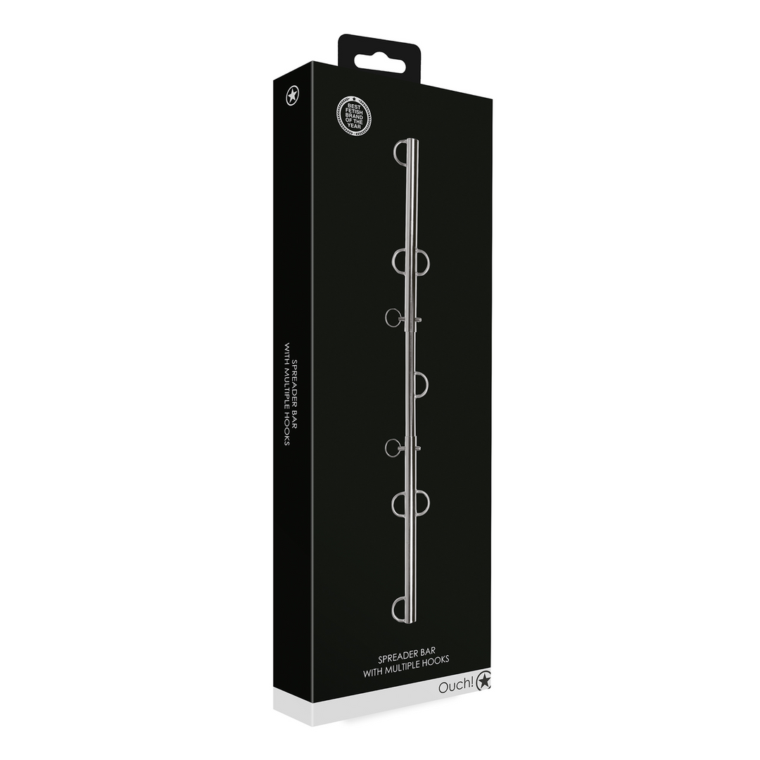 Spreader Bar with Multiple Hooks - Silver 2