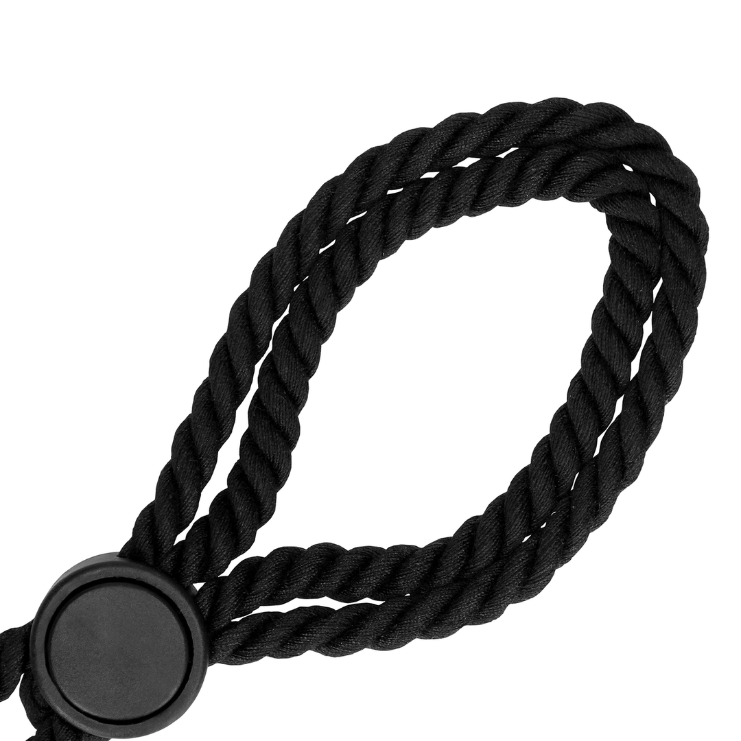 Adjustable Rope Hand Cuffs - Black 6