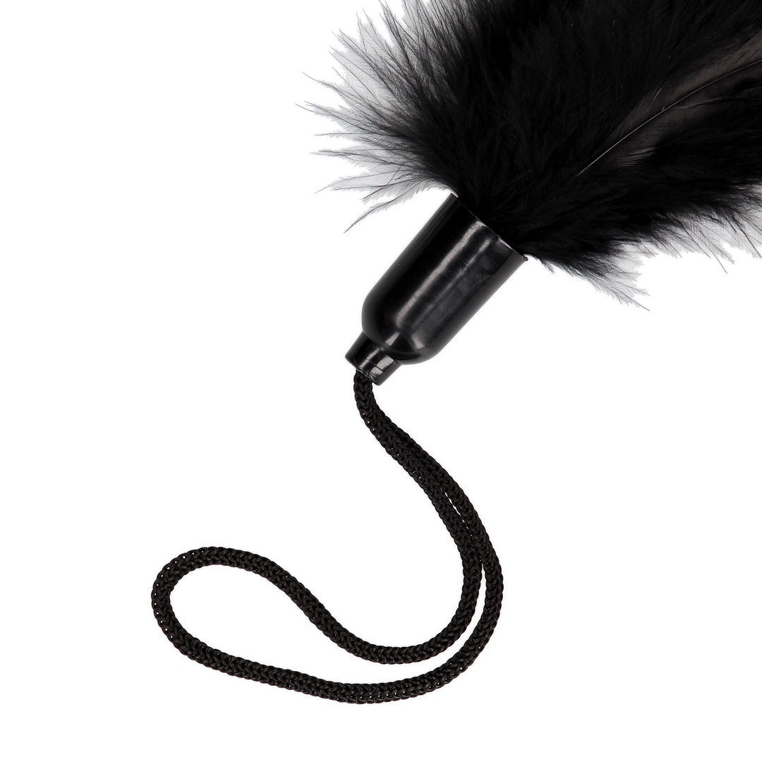 Small Feather Tickler - Black 6
