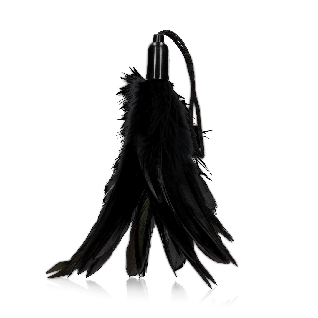 Small Feather Tickler - Black 1