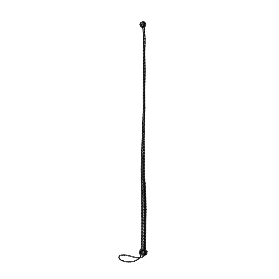 PU Leather Whip with Knot Detail - Black 2