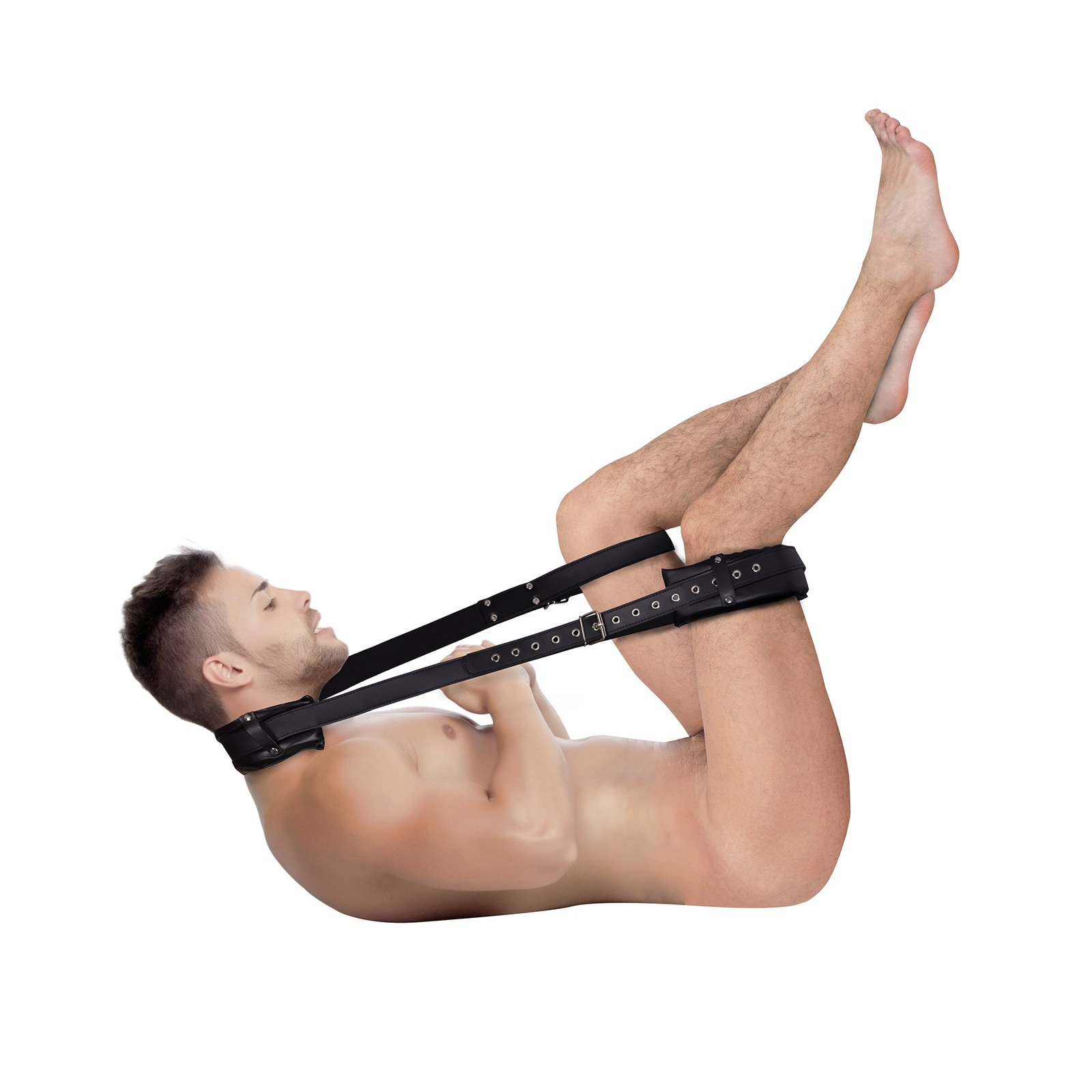 Padded Thigh Sling with Adjustable Straps - Black 6