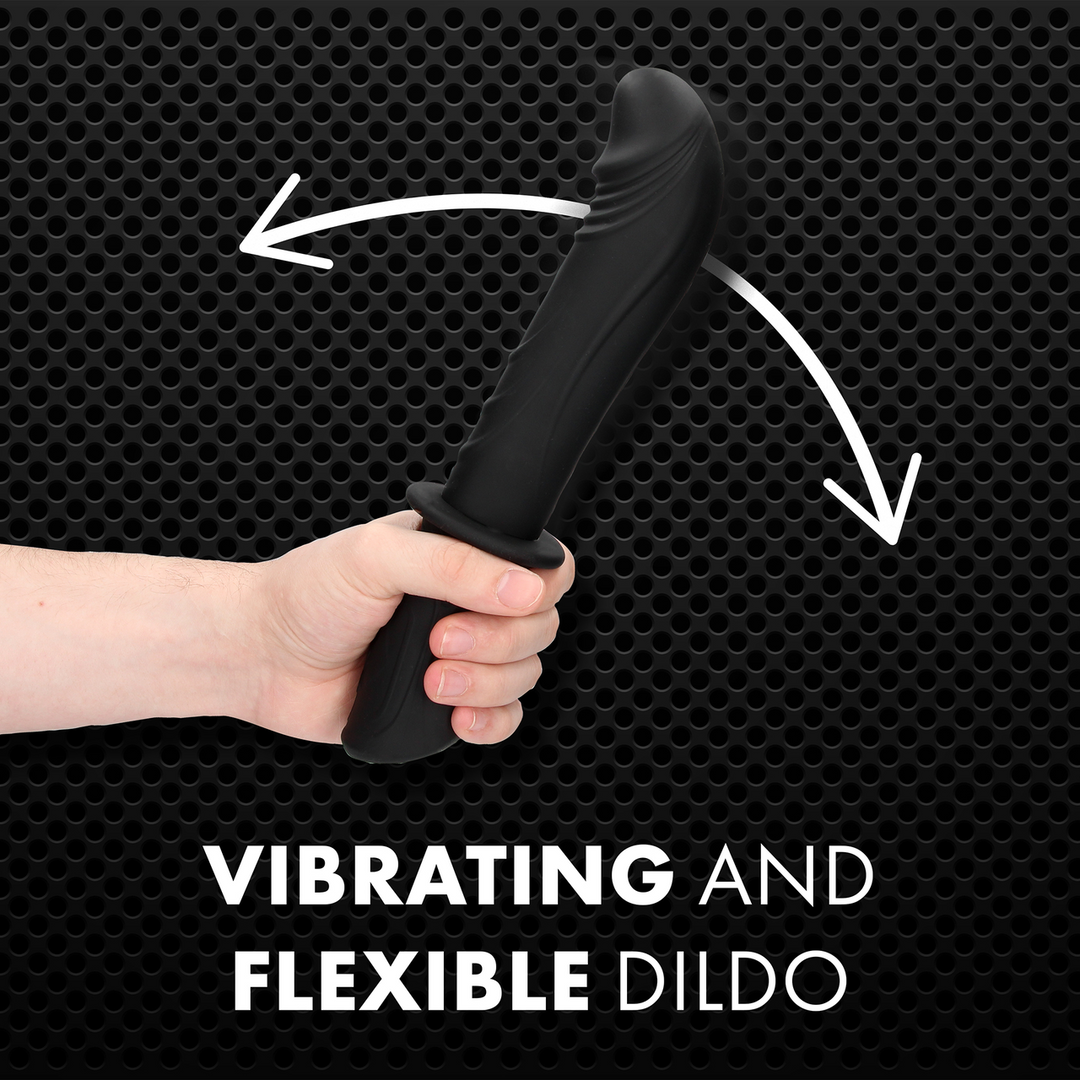 Hand Held Vibrating Sex Machine - Black 2