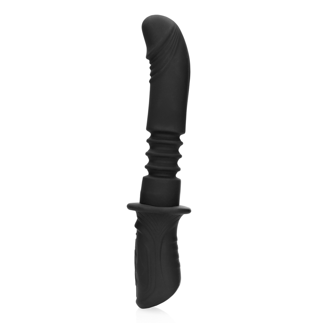 Hand Held Vibrating and Thrusting Sex Machine - Black 6
