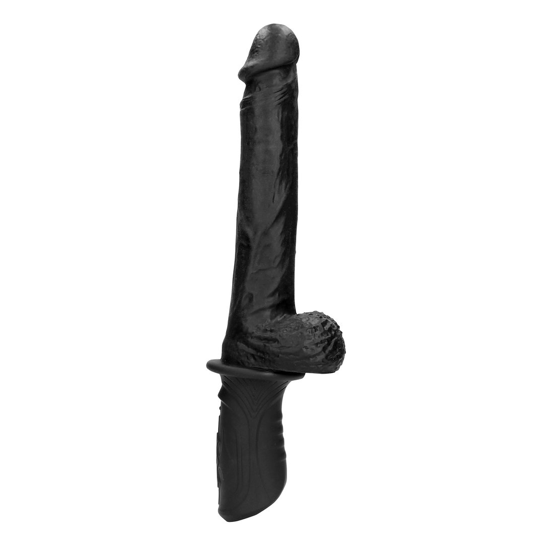 Hand Held Liquid Silicone Vibrating and Thrusting Sex Machine - Black 6