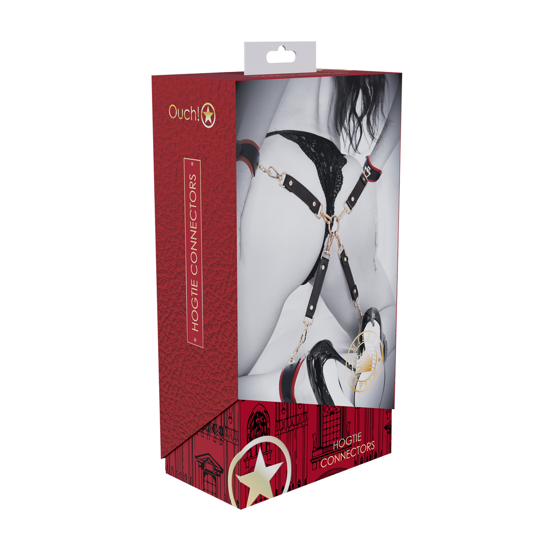 Milan Collection - Hogtie Connectors - Black/Red 2
