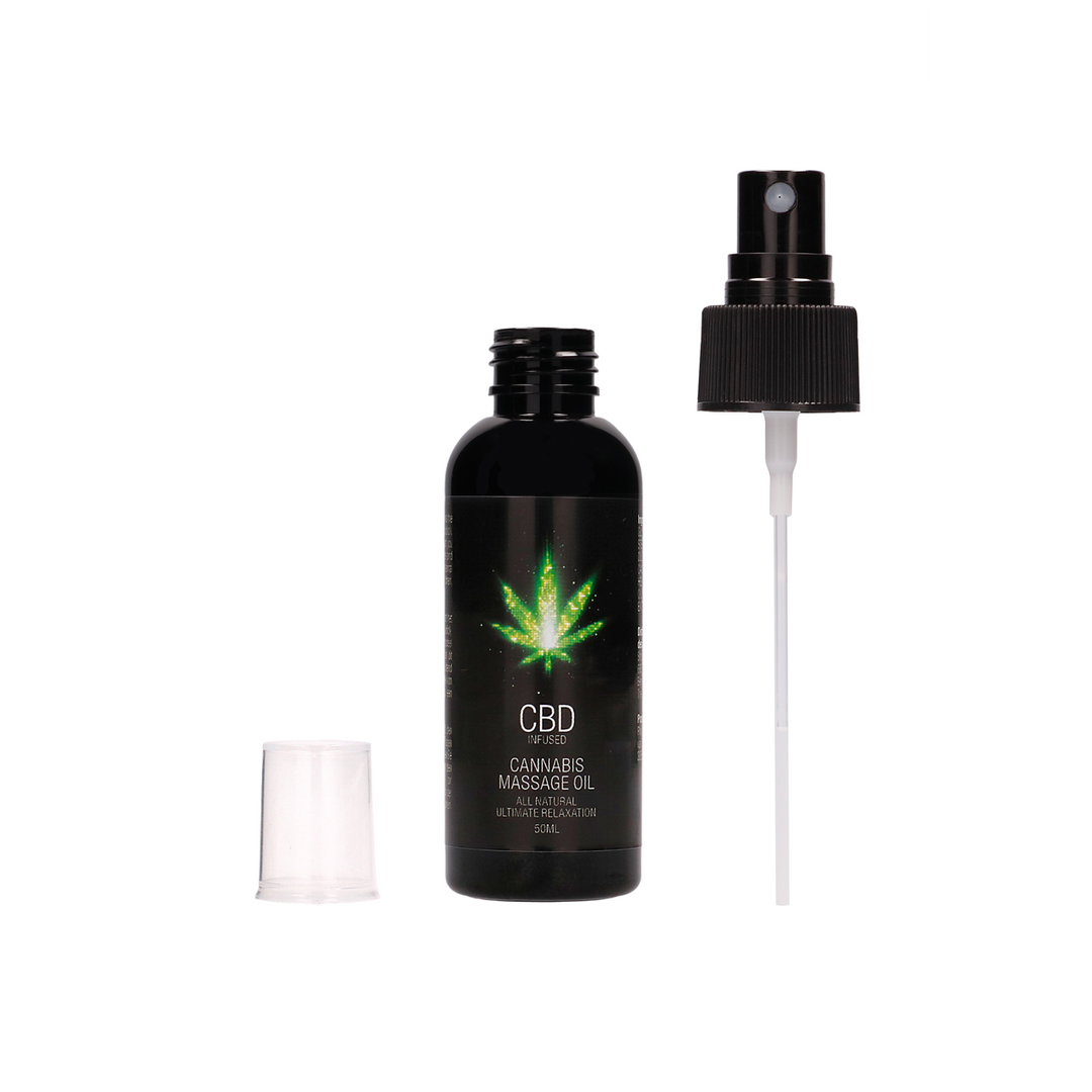 CBD Cannabis Massage Oil - 2 fl oz / 50 ml 4