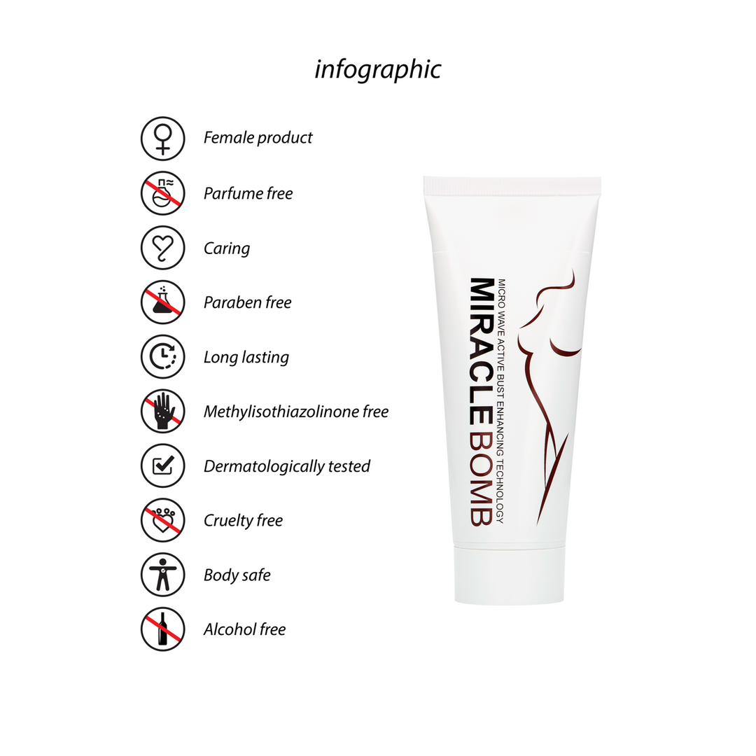 Miracle Bomb Breast Gel - 3 fl oz / 100 ml 4
