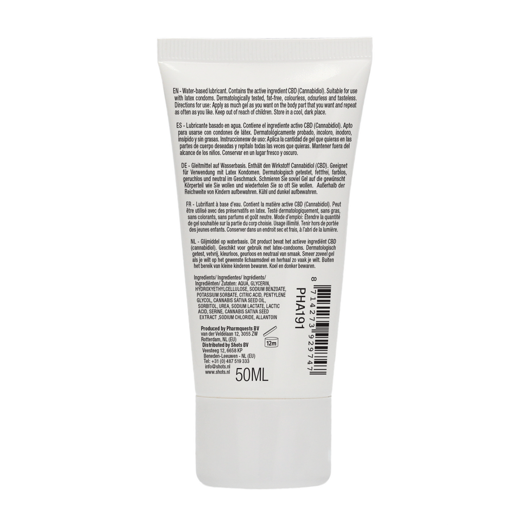 Natural CBD - Water Based Lubricant - 2 fl oz / 50 ml 3