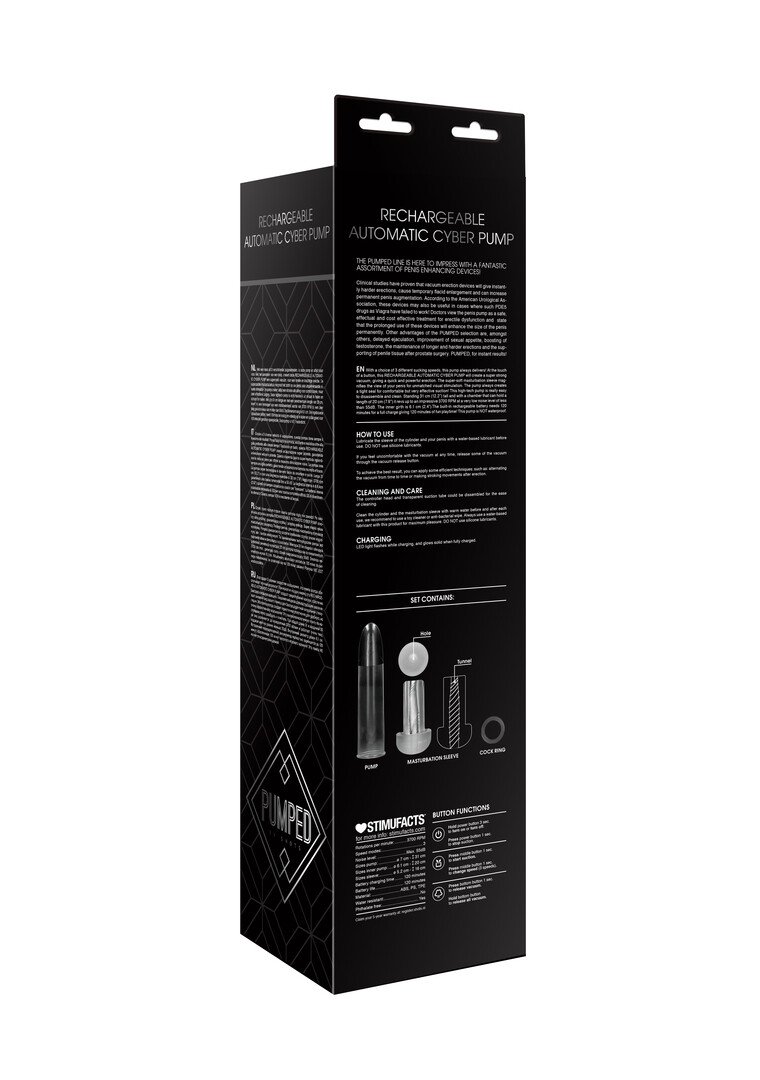 Rechargeable Automatic Cyber Pump with Sleeve 3