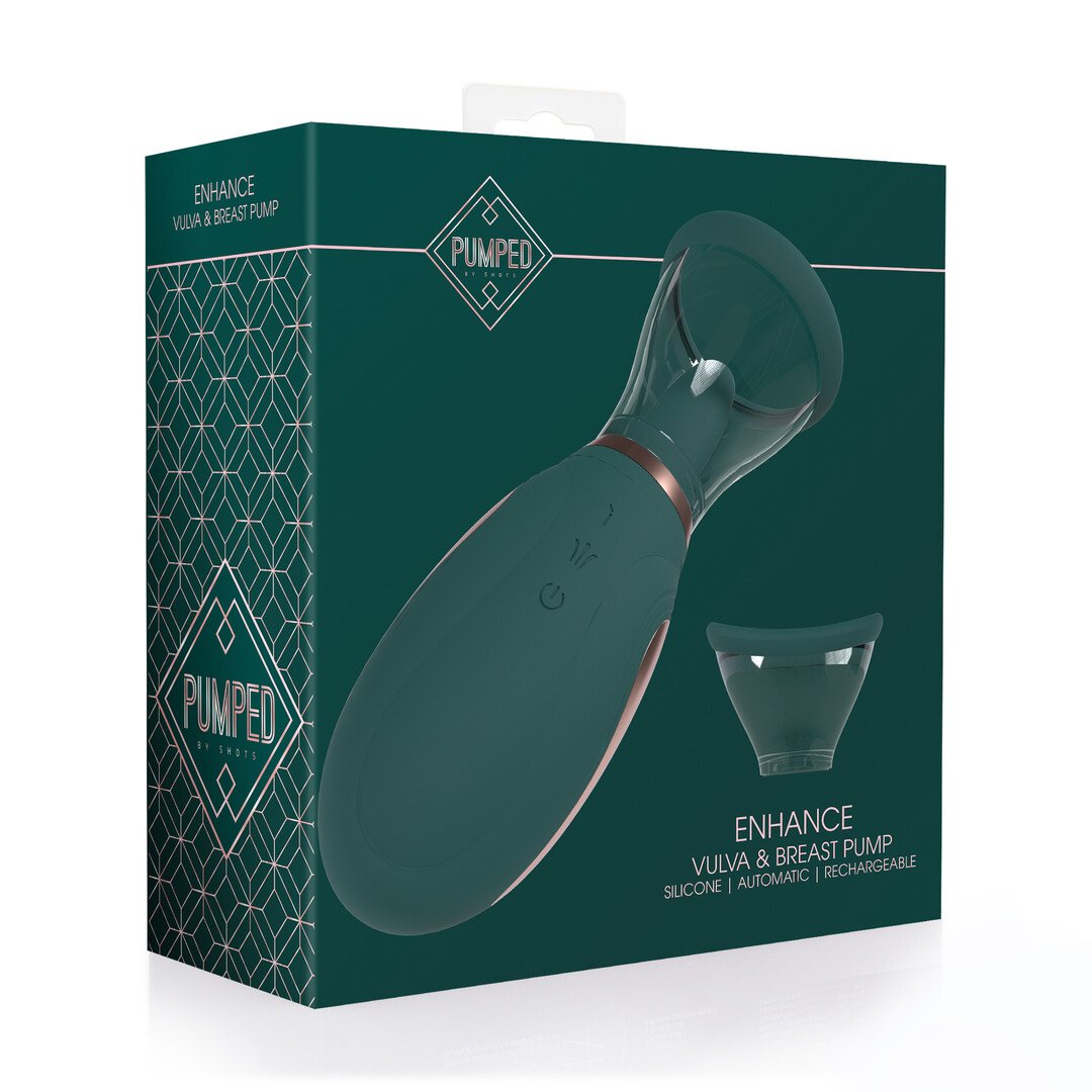 Enhance - Rechargeable Vulva and Breast Pump - Forest Green 2