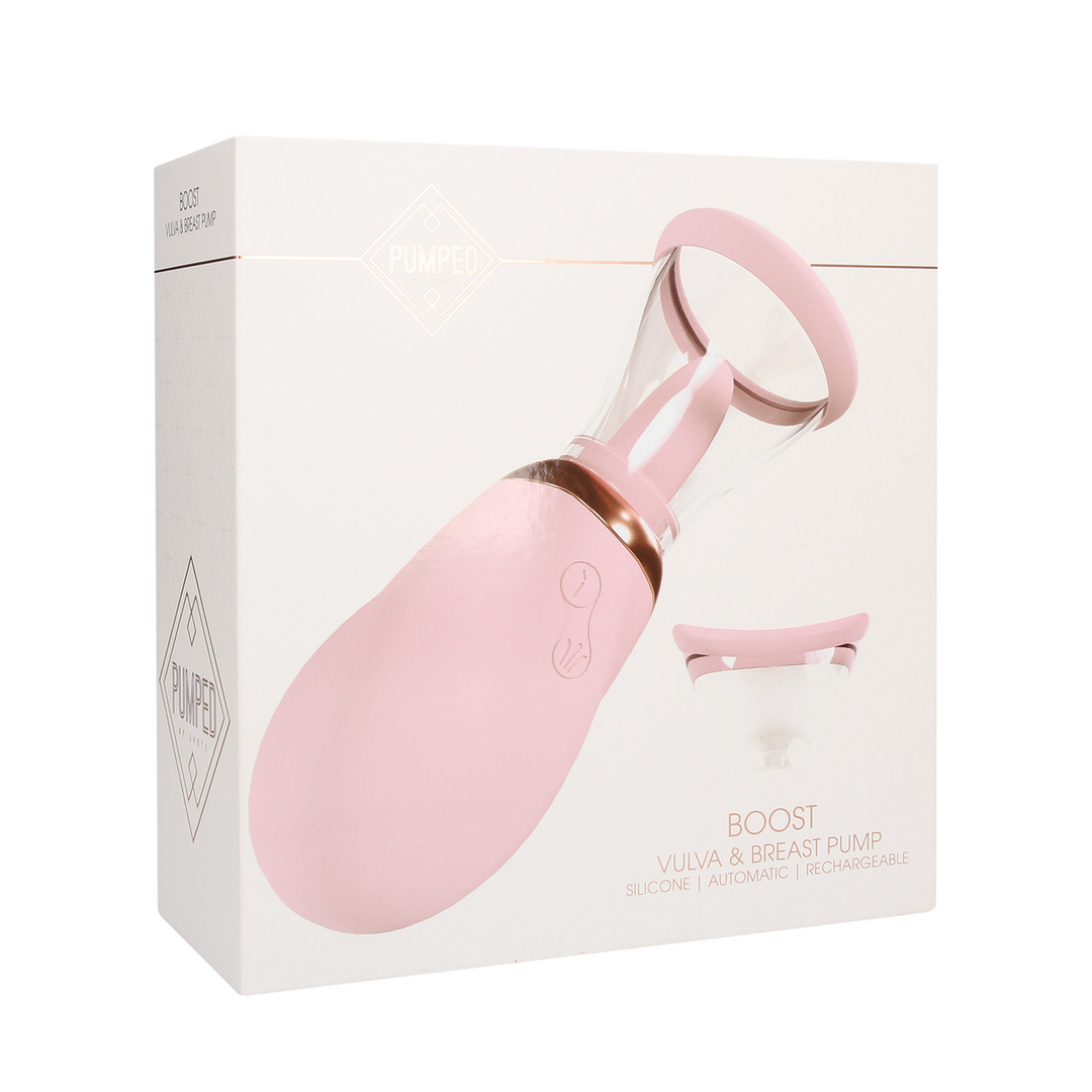 Boost - Rechargeable Vulva and Breast Pump - Pink 2