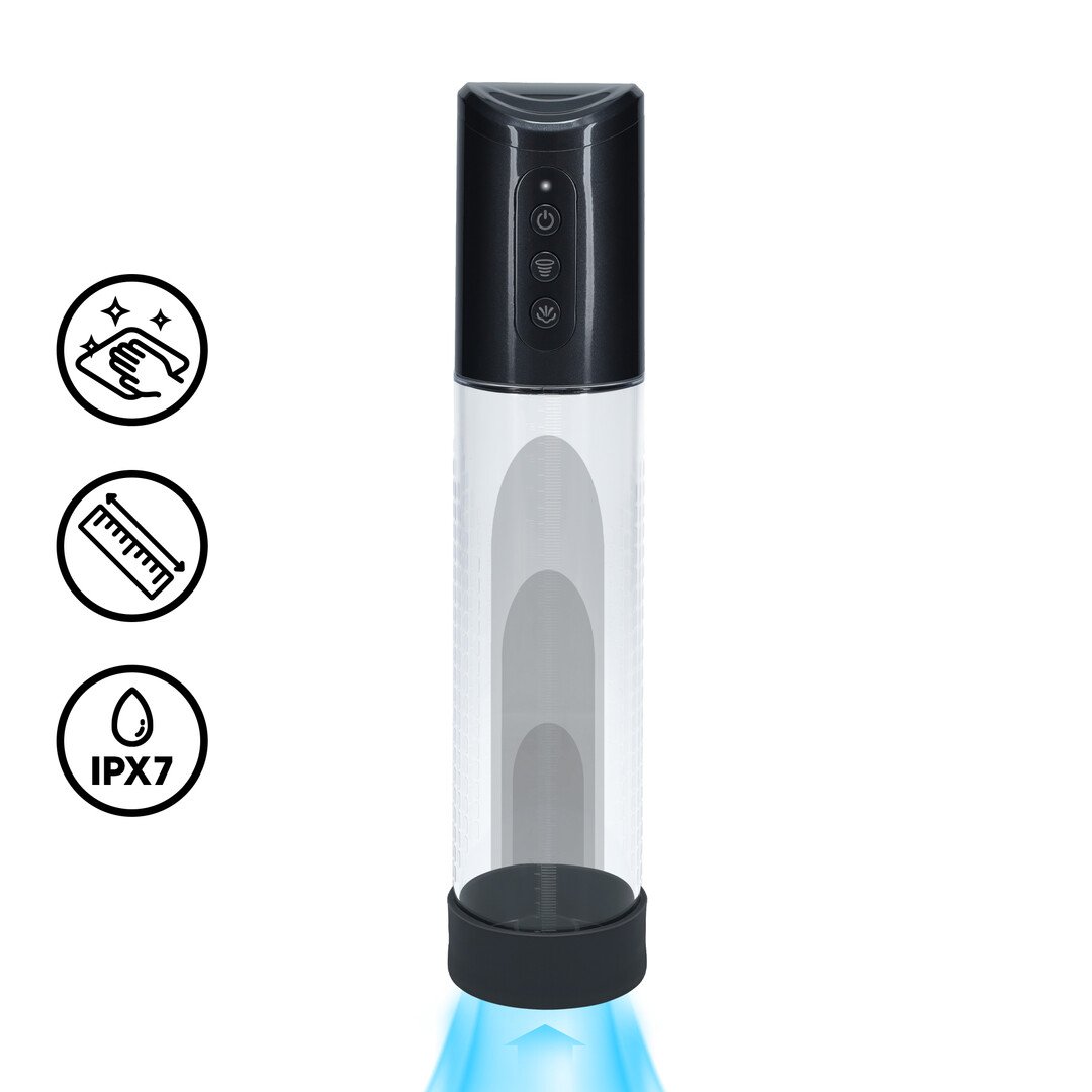 HyperPump - Rechargeable Penis Pump - Gun Metal 1