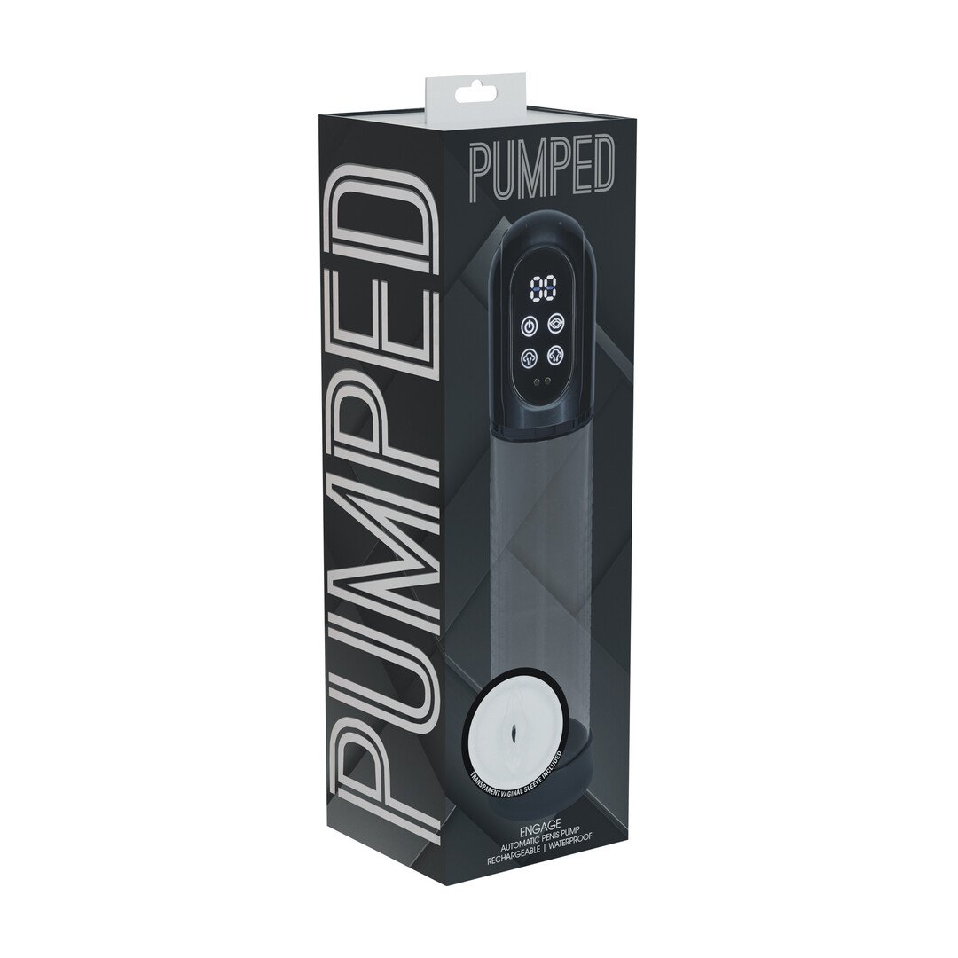 Engage - Automatic Waterproof Penis Pump and Masturbator - Gun Metal 2