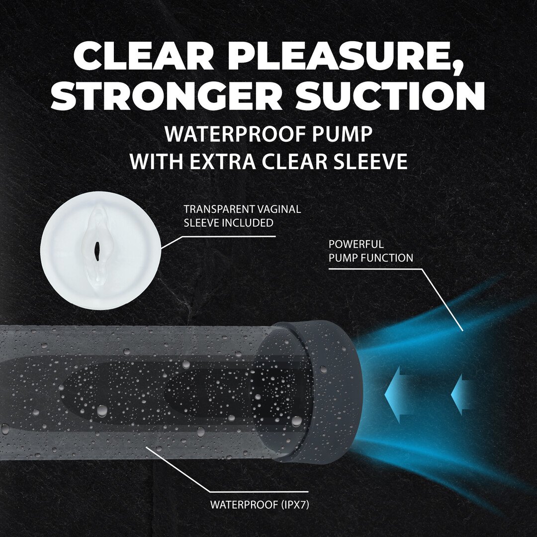 Engage - Automatic Waterproof Penis Pump and Masturbator - Gun Metal 5