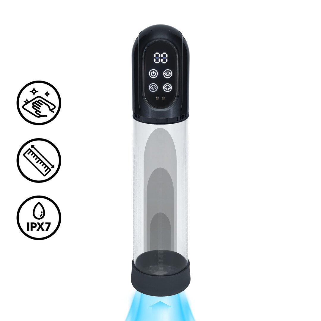 Engage - Automatic Waterproof Penis Pump and Masturbator - Gun Metal 1