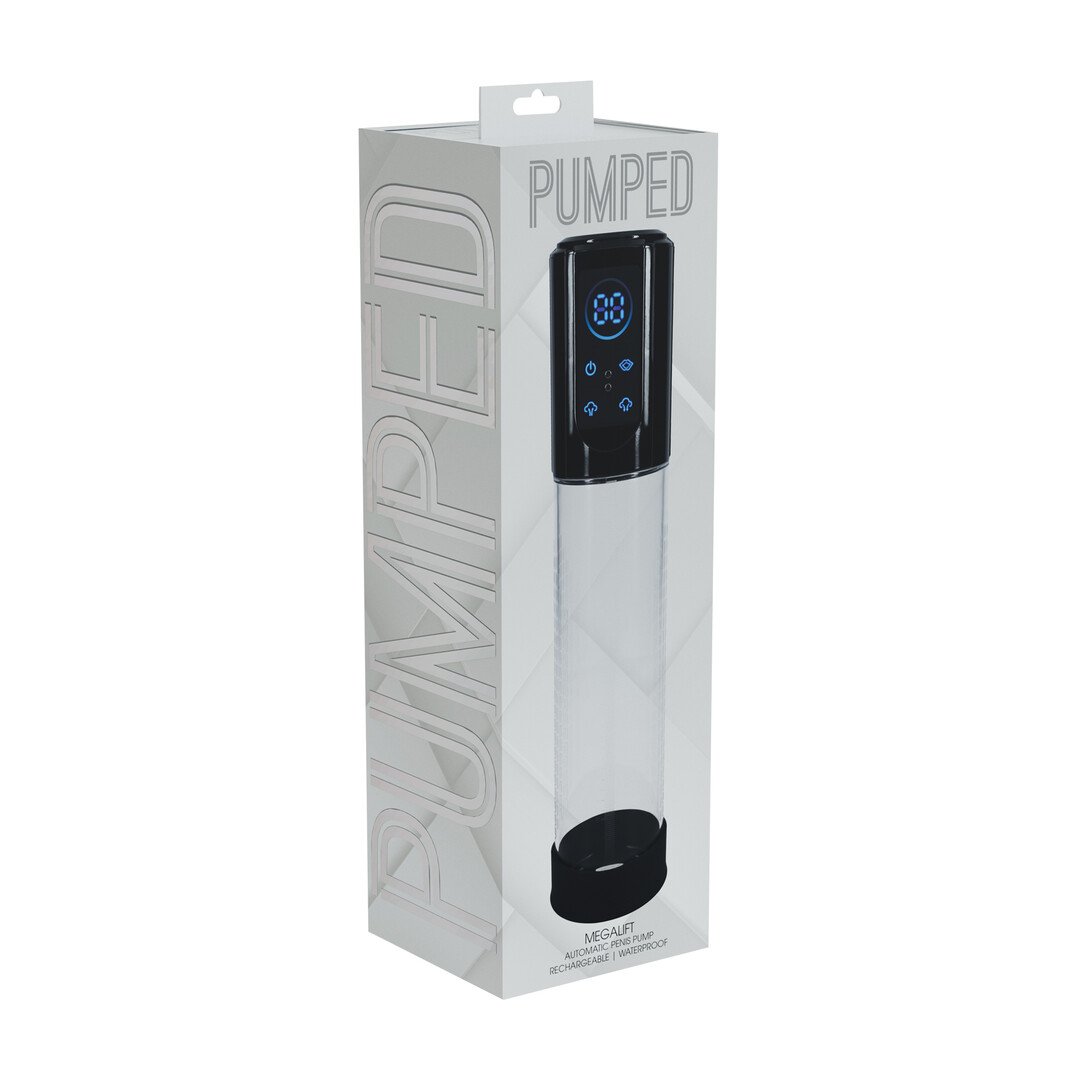 MegaLift - Automatic Waterproof Penis Pump - Black 2