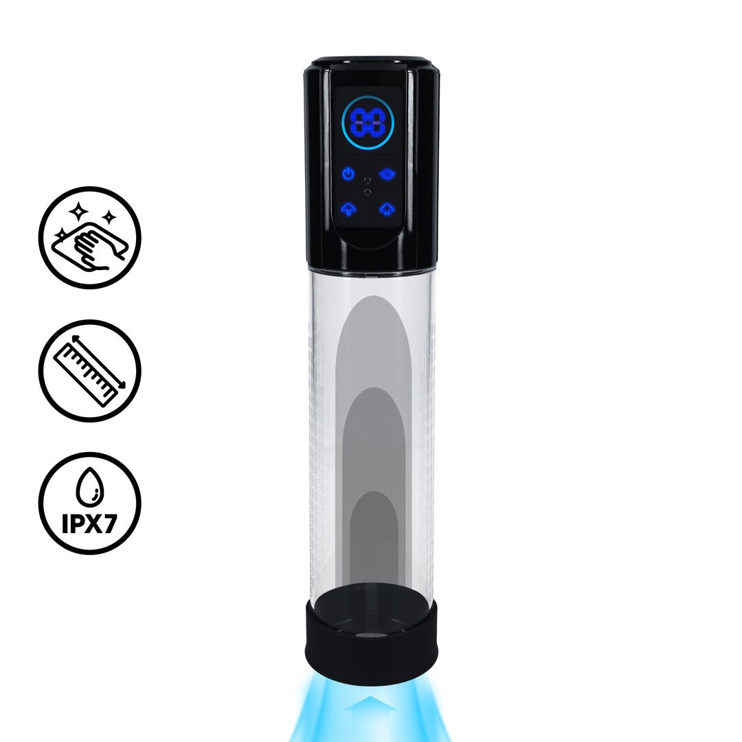 MegaLift - Automatic Waterproof Penis Pump - Black 1