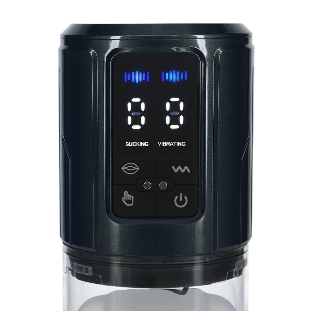 UltraLift - Automatic Waterproof Masturbator Pump - Gun Metal 6