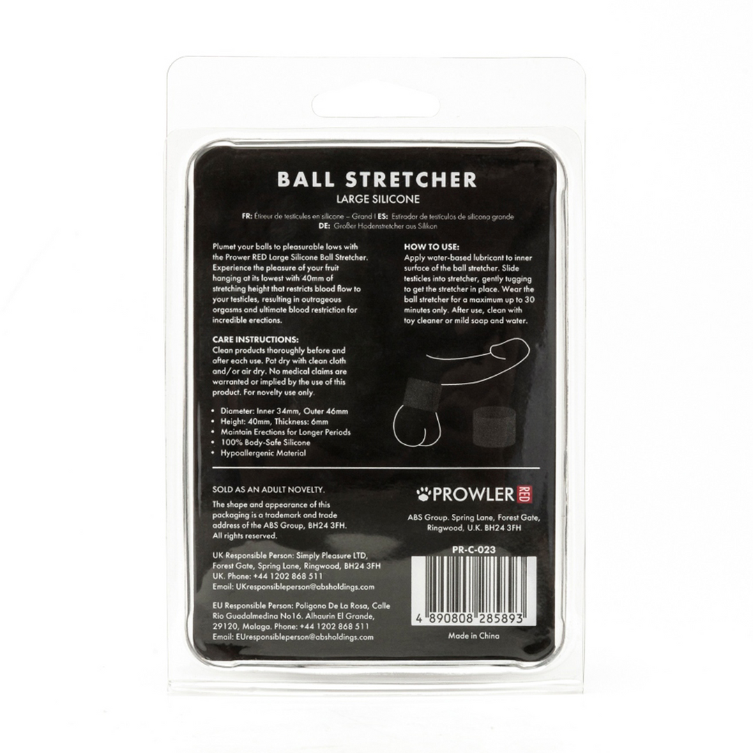 Silicone Ball Stretcher - Large - Black 3