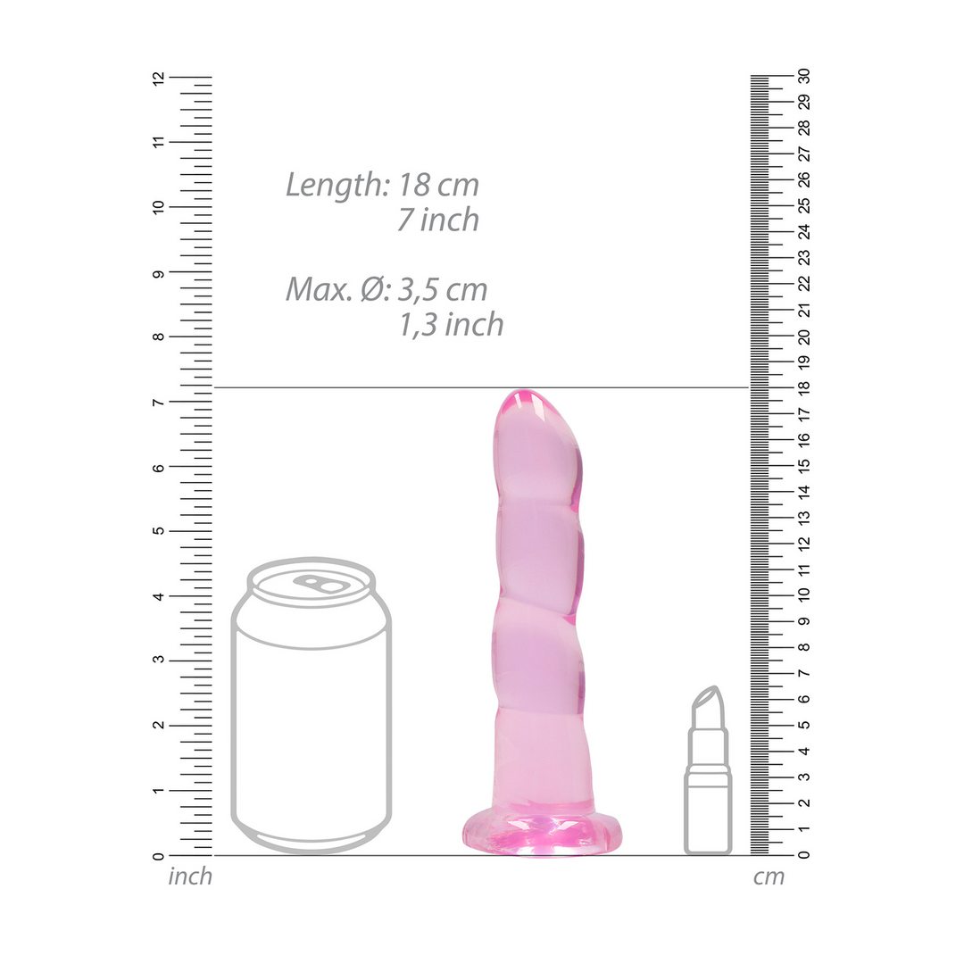 Non-Realistic Dildo with Suction Cup - 7 / 17 cm 4