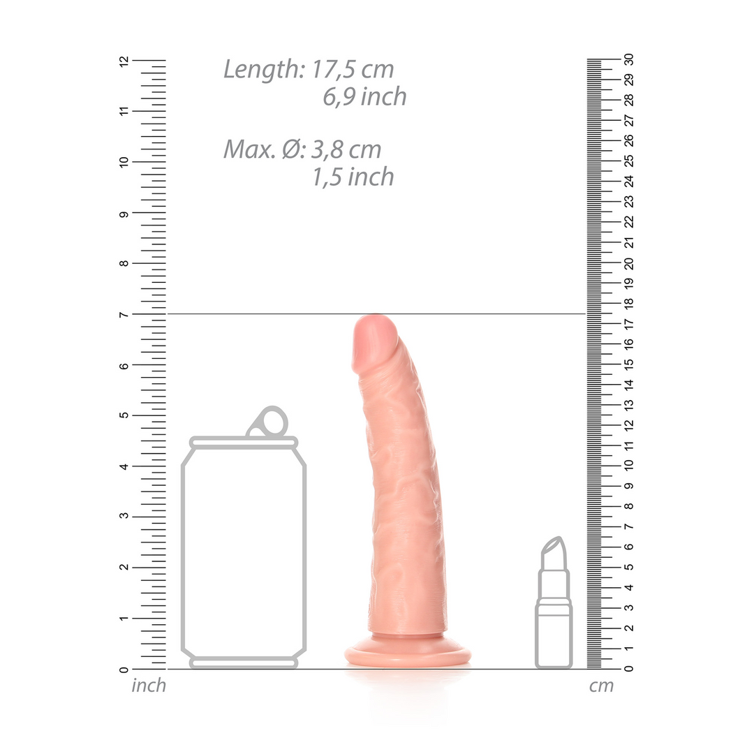 Slim Realistic Dildo with Suction Cup - 6 / 15,5 cm 6