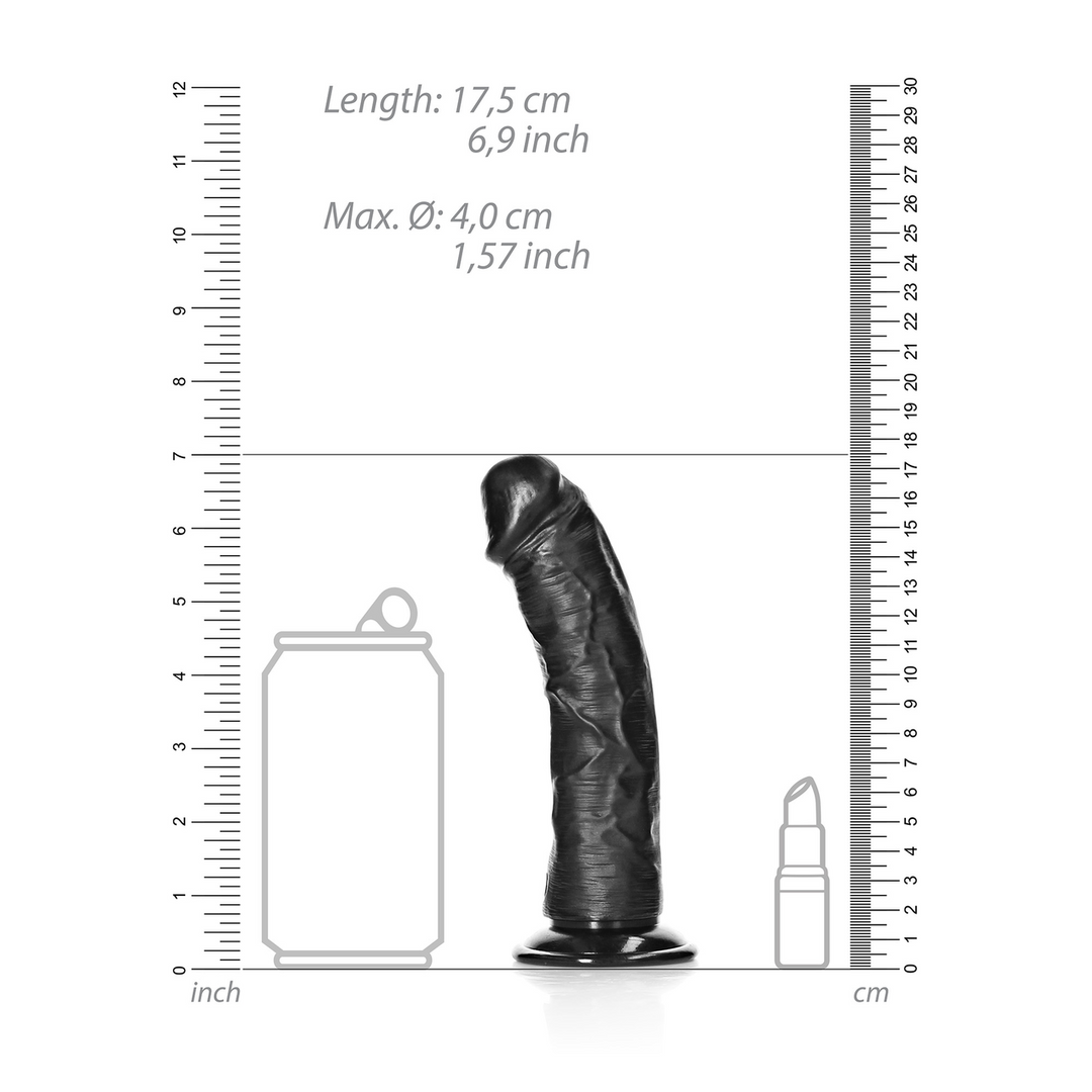 Curved Realistic Dildo with Suction Cup - 6 / 15,5 cm 6