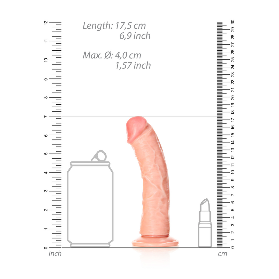 Curved Realistic Dildo with Suction Cup - 6 / 15,5 cm 6
