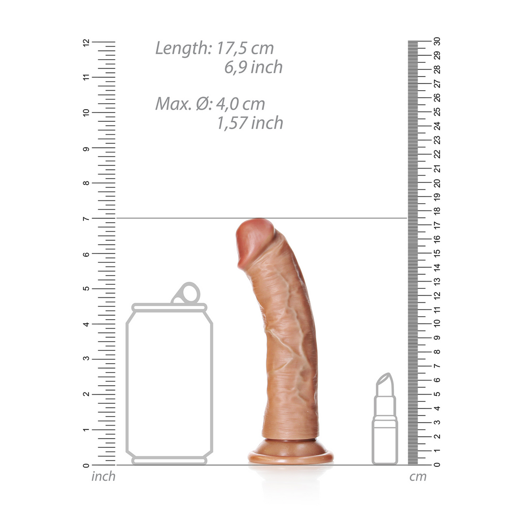 Curved Realistic Dildo with Suction Cup - 6 / 15,5 cm 6
