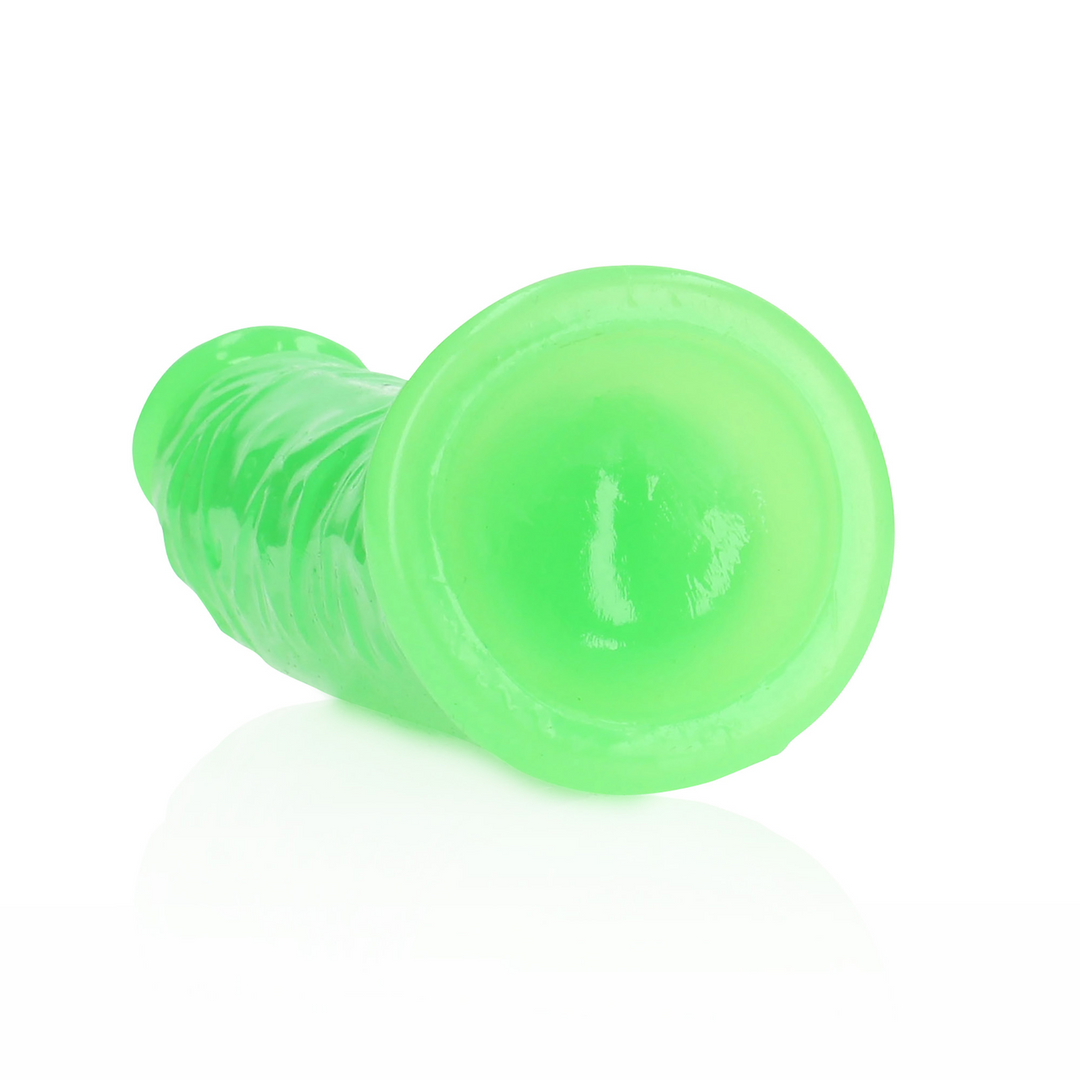 Slim Realistic Dildo with Suction Cup - Glow in the Dark - 6'' / 15,5 cm 5