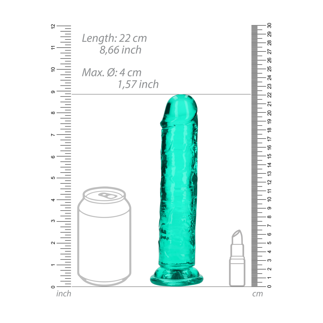 Straight Realistic Dildo with Suction Cup - 8'' / 20 6
