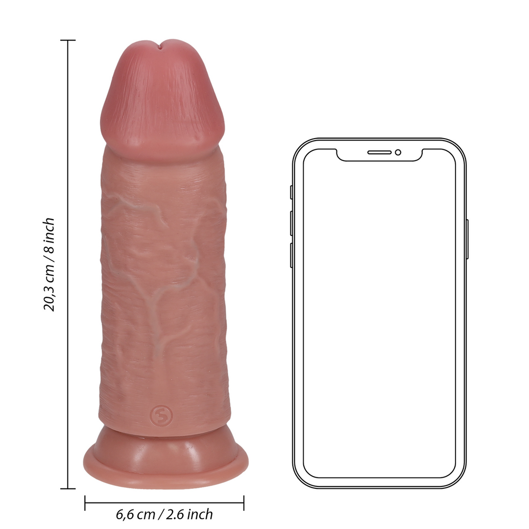 Extra Thick Straight without Balls 8 / 20,3 cm - Flesh 6