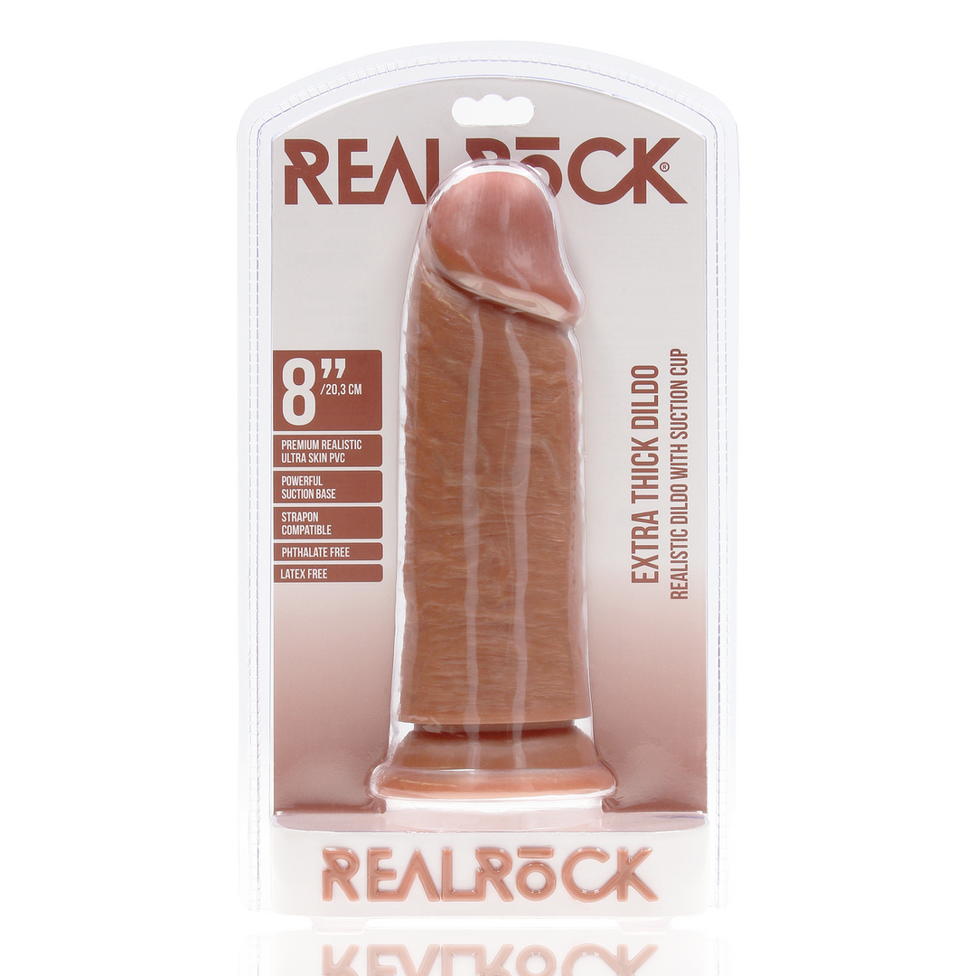 Extra Thick Straight without Balls 8 / 20,3 cm - Tan 2