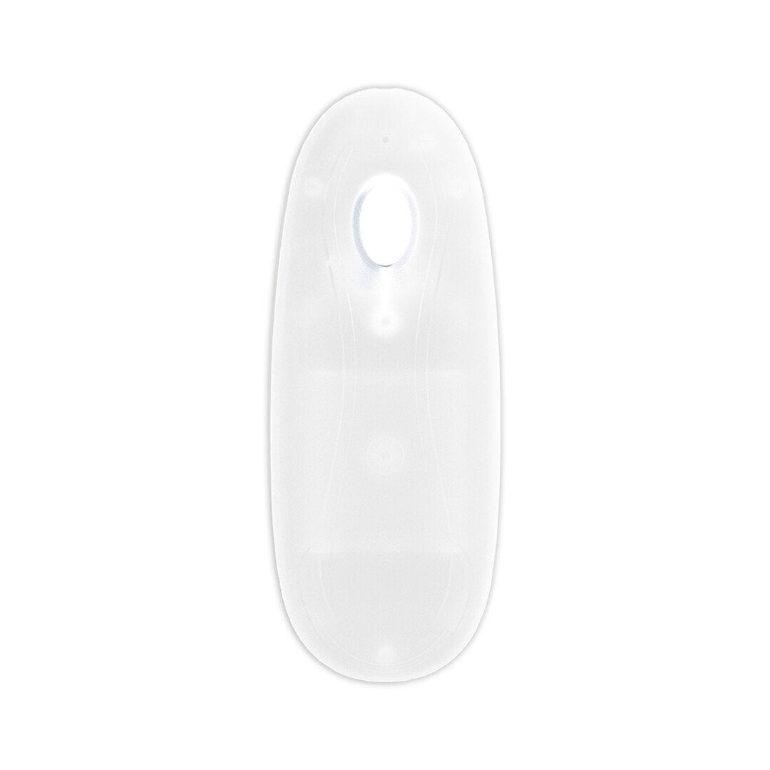 LED Vibrating Straight Cock with Balls - 8 / 20 cm - Transparent 5