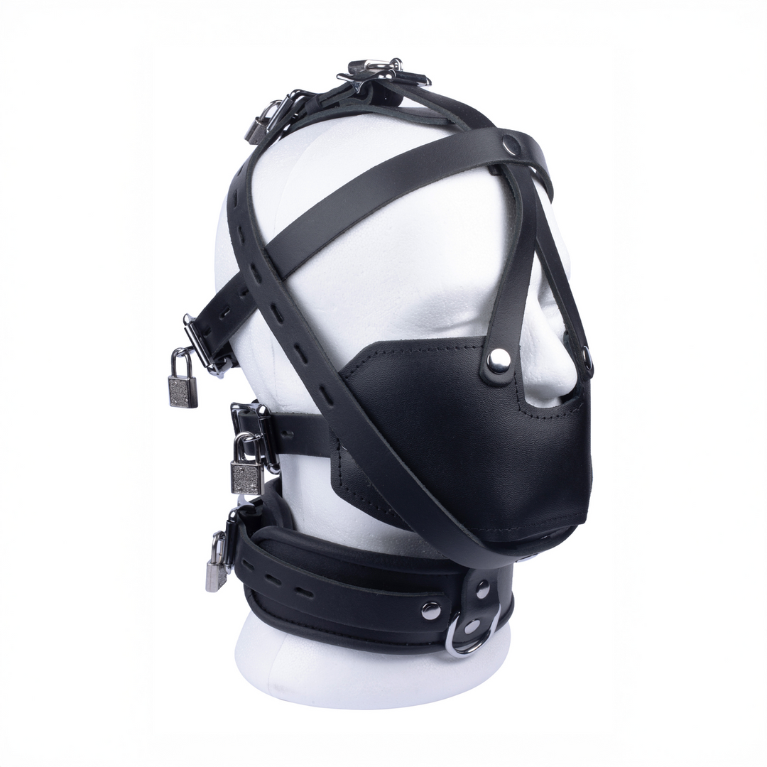 Leather Mask - Black 3