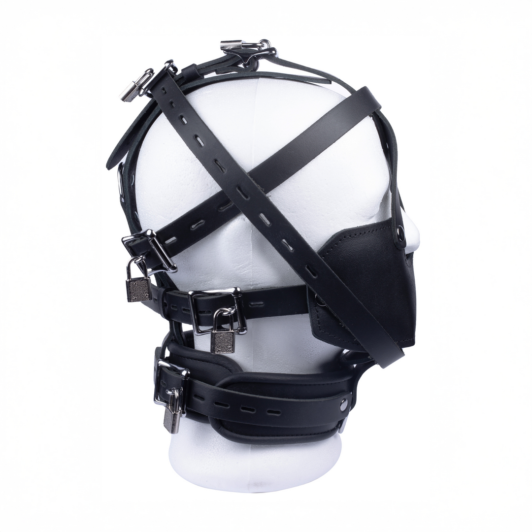 Leather Mask - Black 4
