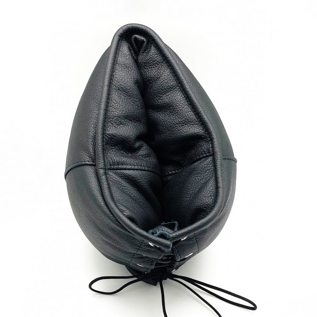 Padded Leather Sensory Hood - Black 3